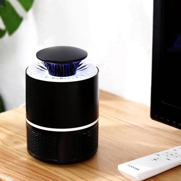 Lámpara anti mosquitos por succión