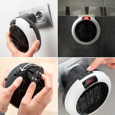 Calefactor termo cerámico portátil