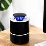 Lámpara antimosquitos por succión